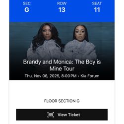 Brandy & Monica Ticket