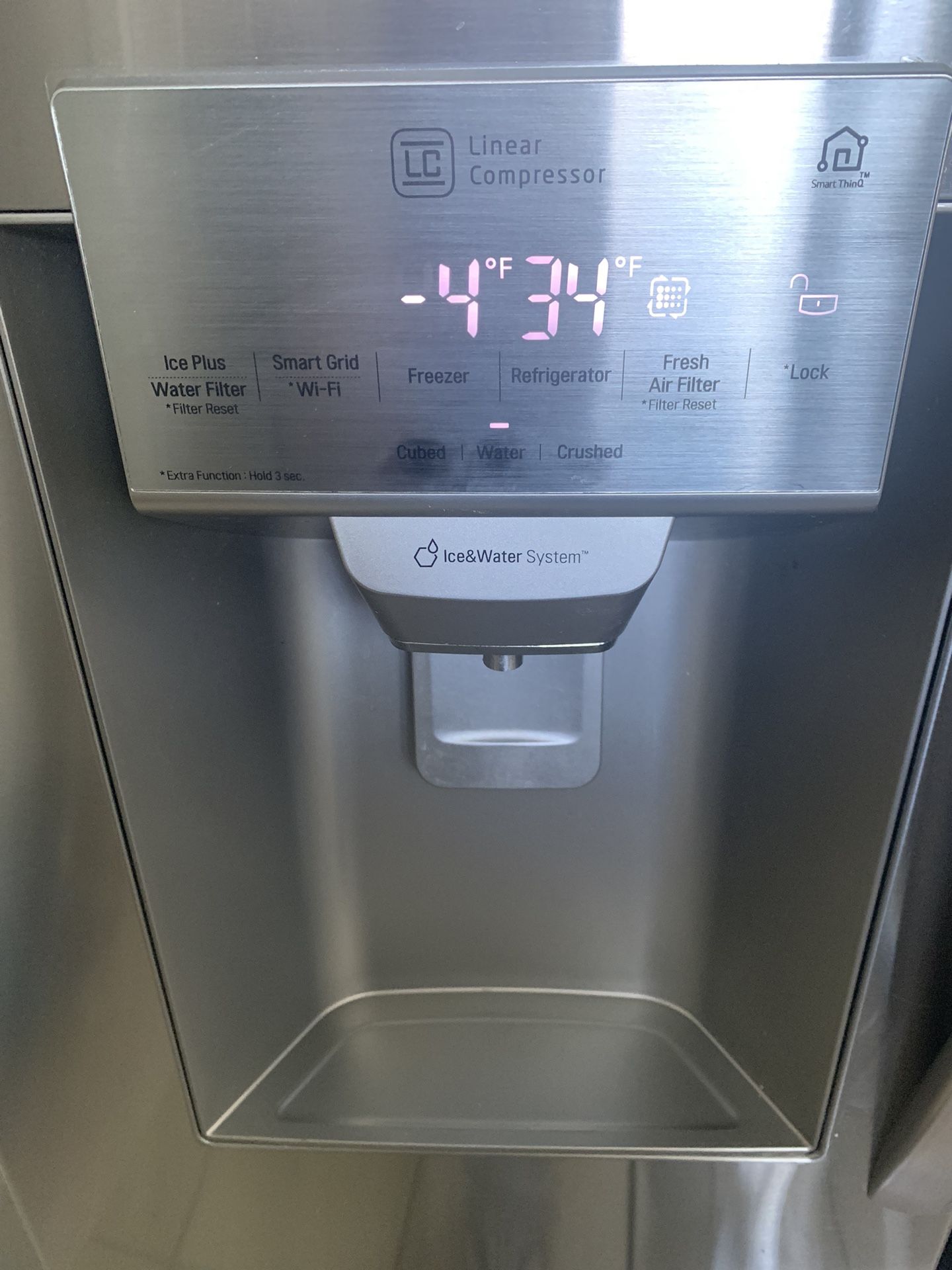 LG French Door Refrigerator W/ice & Water