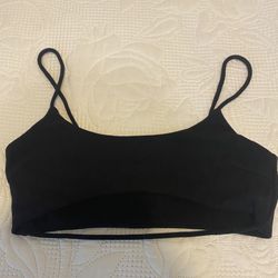 Womens Black Crop Top Size M