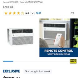 GE 8k Btu Window Ac