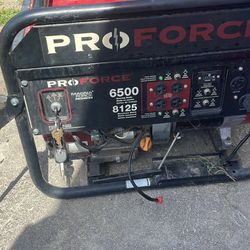 COLEMAN PROFORCE 6500 WATT GENERATOR 
