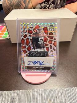 Isaiah McGuire Browns Mosaic Scripts Auto Card