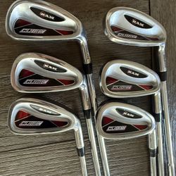 GOLF CLUBS Ram CUBIK Iron Set 5-PW Reg Flex Steel Shaft w/ Golf Pride
