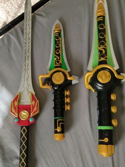 Power rangers swords