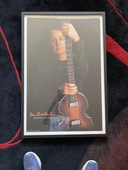 Paul McCartney Framed Art