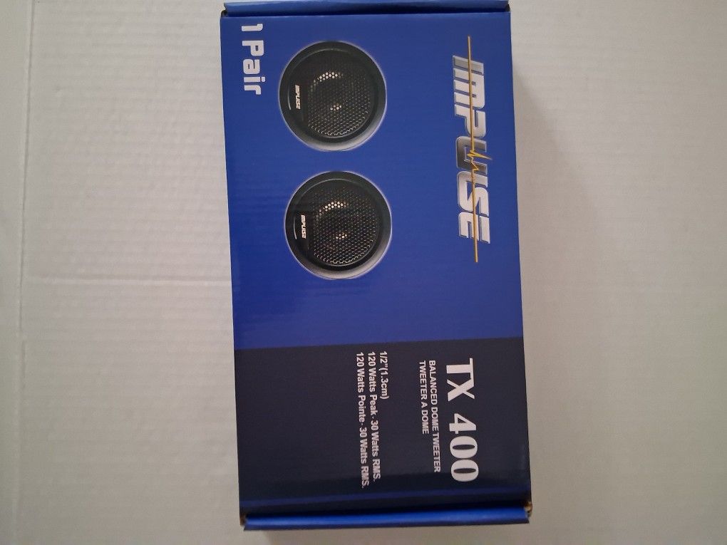 Impulse Audio Dome Tweeters Brand New In The Box