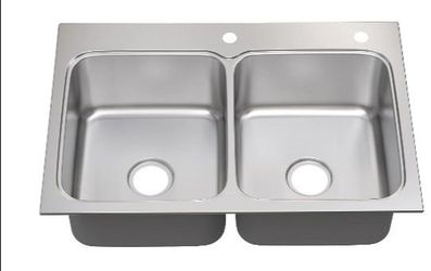 Project Source 33-in Drop-in Kitchen Sink