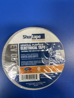 3/4" x 66' Shurtape EV 057C Electrical Tape - Grey for Easy Identification