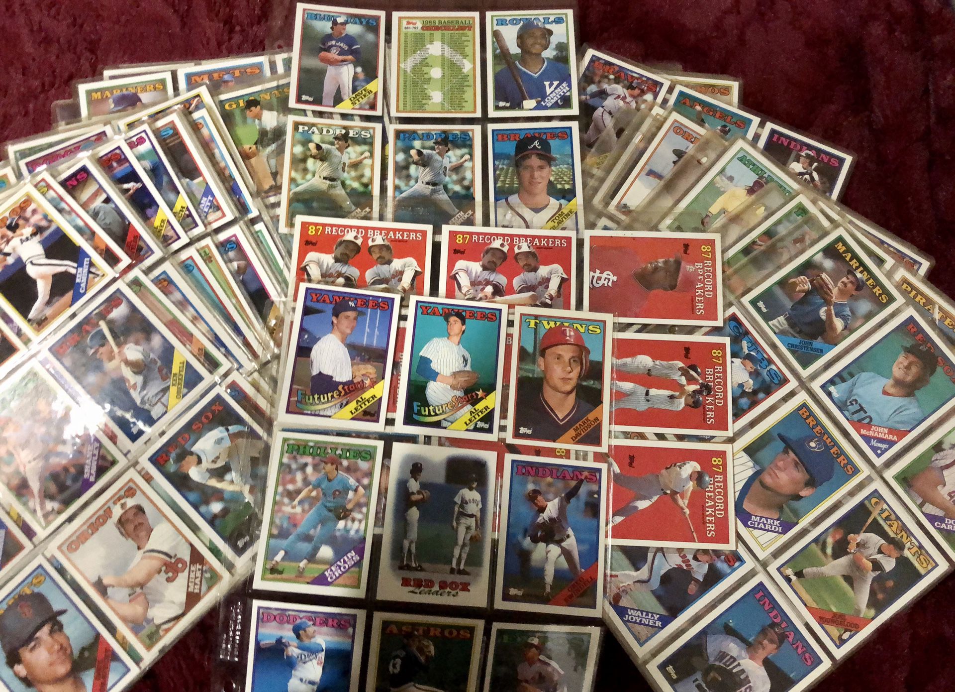 1988 Tops Baseball cards
