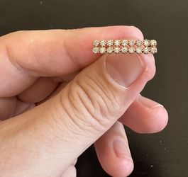 Splendid 0.25 Carats Natural Diamond 14K Solid Rose Gold Ring