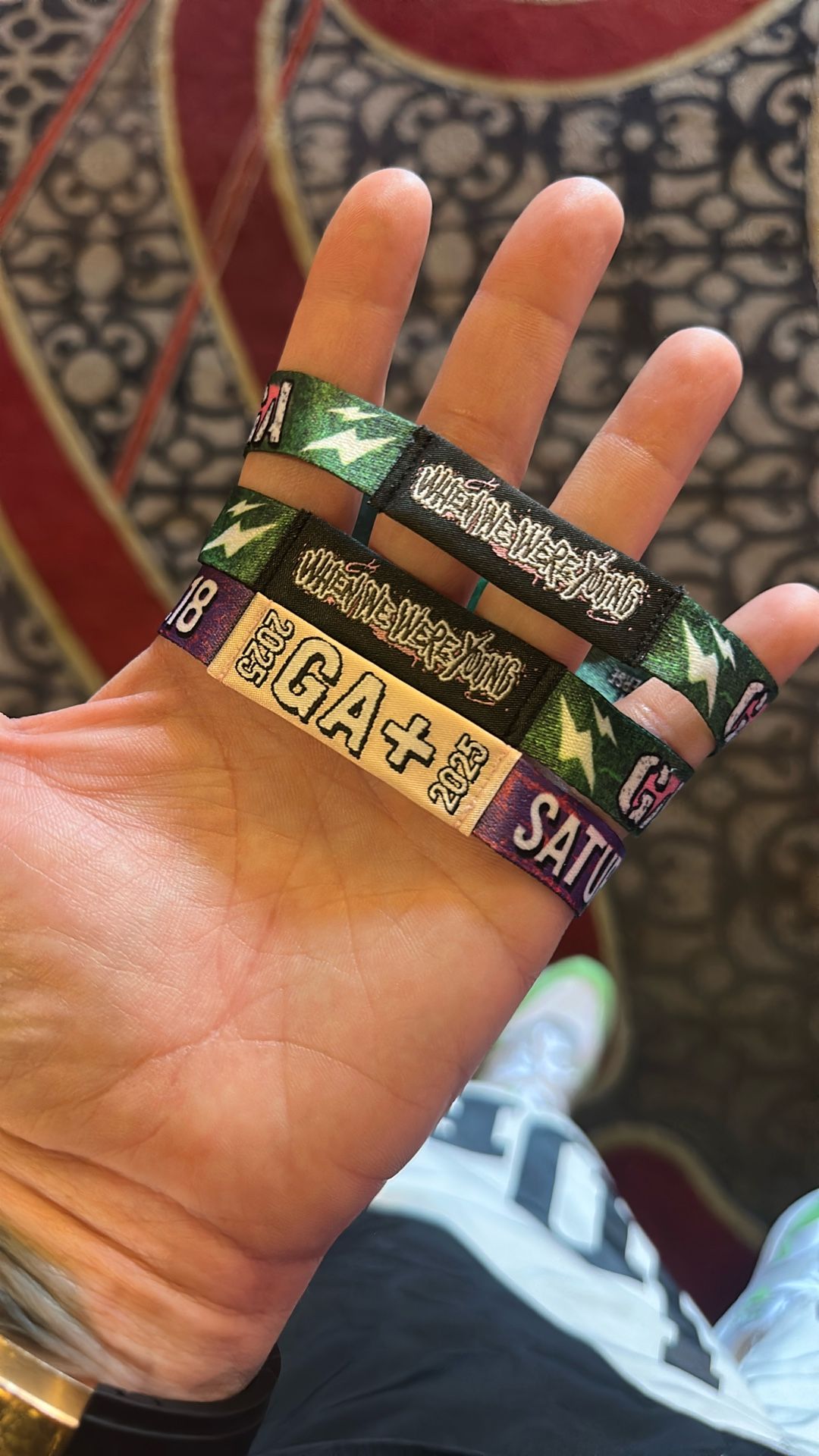 When We Were Young 2 GA and 1 GA+ Saturday $325 Each