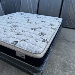 🔈full Size Mattress Pillow Top 12" Thick