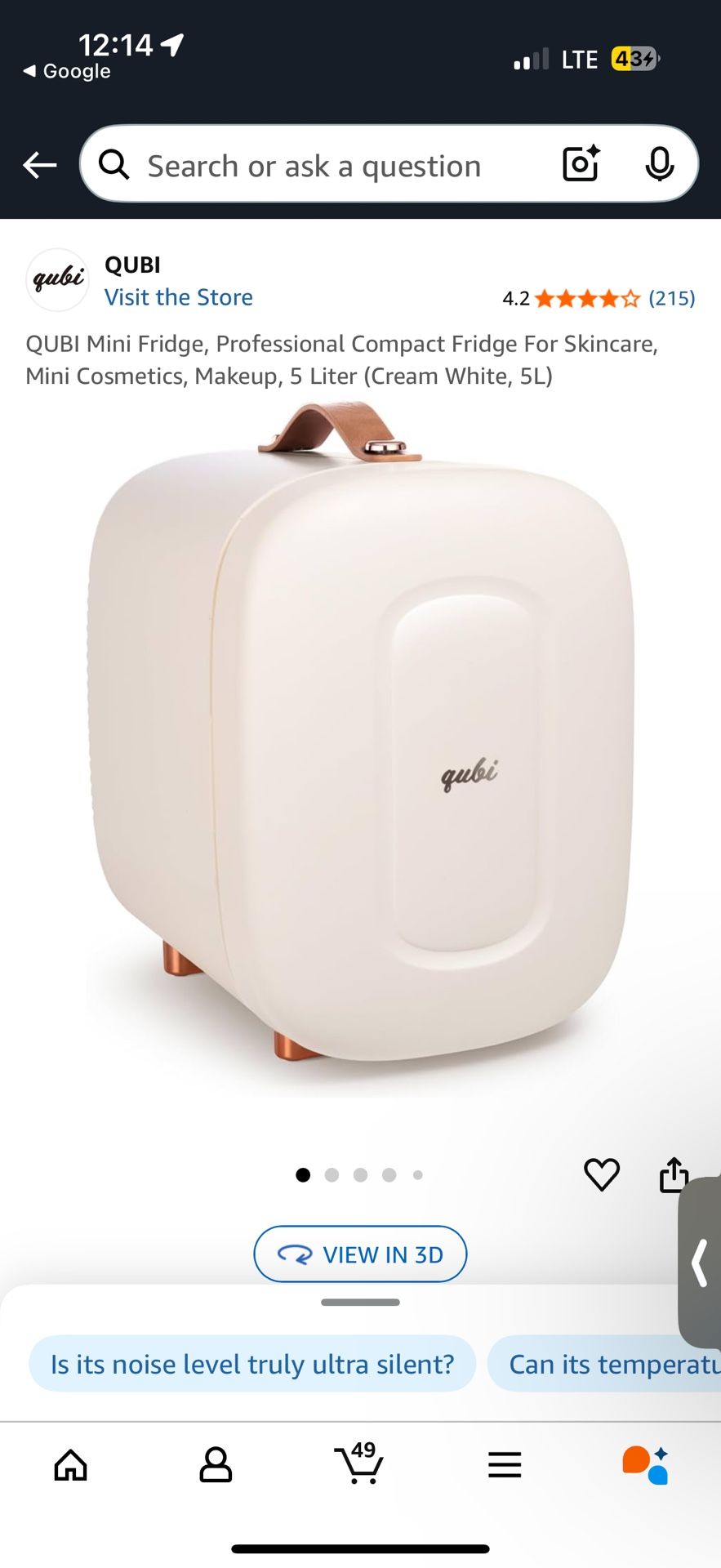 QUBI Mini Fridge