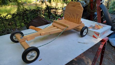 All Wood Go Karts(2) "Red Toolbox" brand