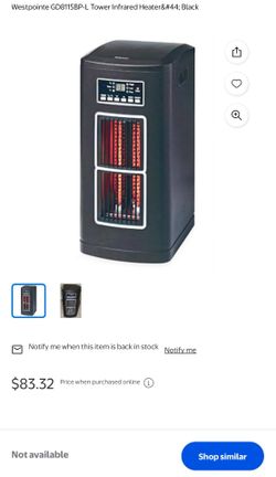 Profusion 1500watt infrared heater