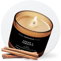 Calyan Wax Co. Earthy & Floral | Cedar & Tobacco with Matchbook