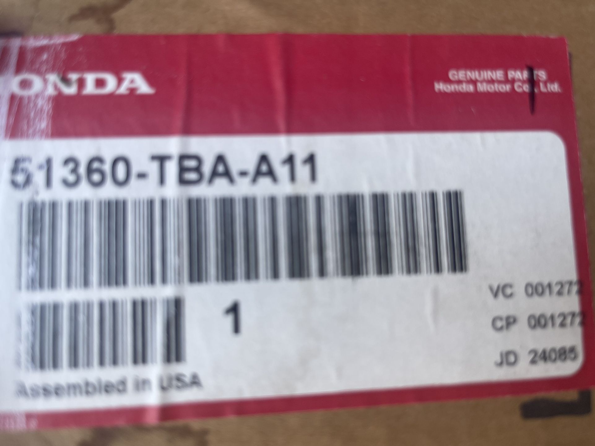 16-21 Honda Civic Lower Control Arm Oem New