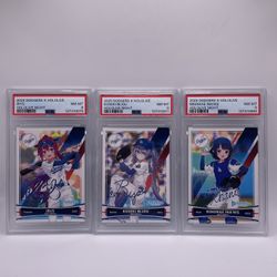 2025 Hololive x Los Angeles Dodgers Set PSA 8 IRYS KOSEKI BIJOU NINOMAE INA’ NIS