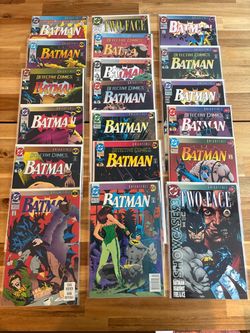 Batman!!! Knightfall 1-19 Complete Set! Bane! DC Comics 1990s