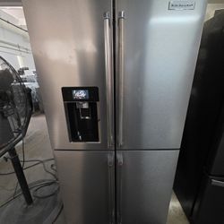 KITCHENAID COUNTER DEPTH STAINLESS STEEL REFRIGERATOR 