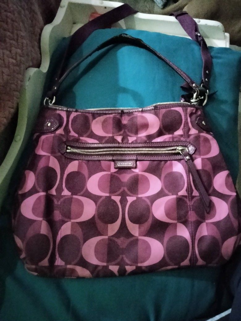  Purple  Coach Purse 