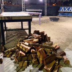 Dry Split Almond Mix Firewood!!!Ready Too Burn Seasoned Wood!!!