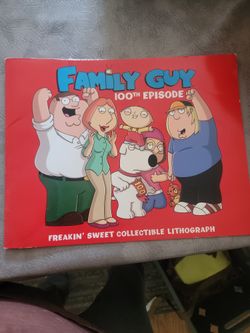 Family Guy 100th Eoisode Litograph