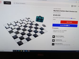 Big game hunters checker board