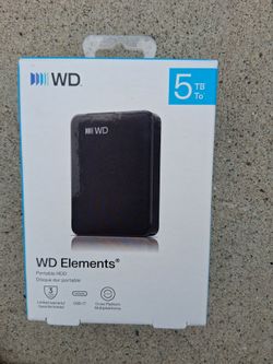 WD Elements 5tb Portable HD