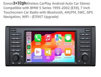 NEW 7" WIRELESS CARPLAY ANDROID AUTO CAR STEREO