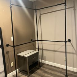 Industrial Pipe Closet Bars