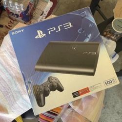 PS3 Super Slim Box Only  (No Games) (No Console)