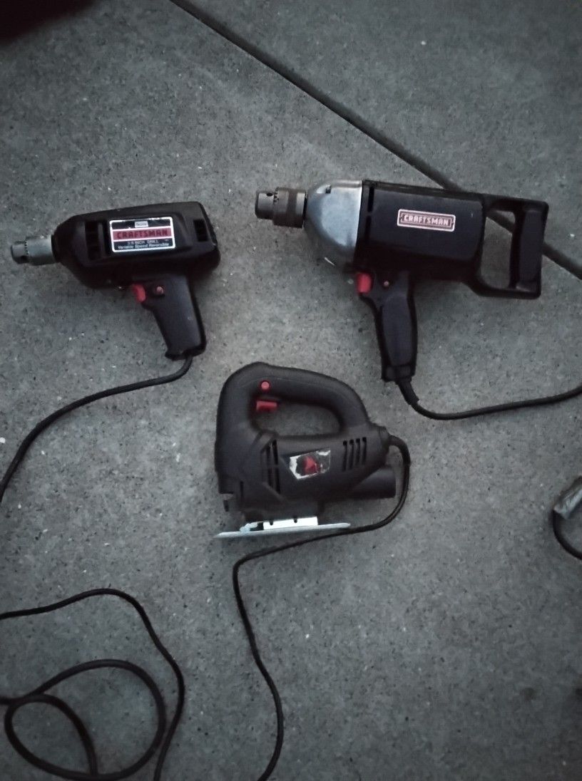 Craftsman drills & Saw