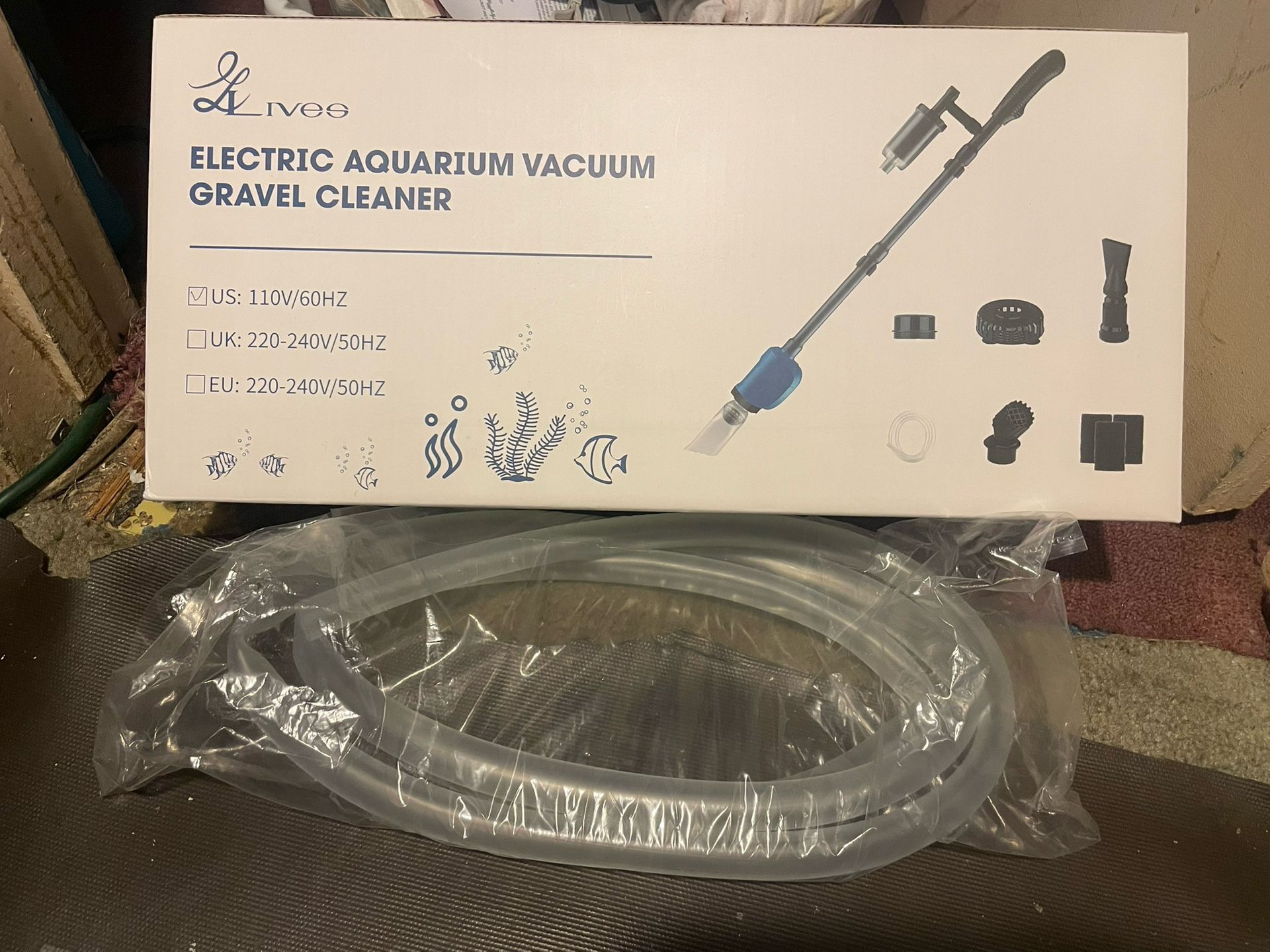 Electric Aquarium Vacuum Gravel Cleaner
