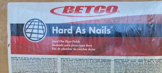 BETCO " Hard as Nsils " floor finish-5 gal