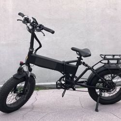 Electric Bike - Fat Tire - Folding - 750W Motor - E-Bike