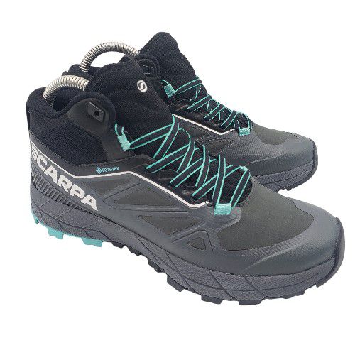 SCARPA Womens 'Rapid Mid GTX' Gray Hiking Trekking Boots Size 6.5 M Vibram $165
