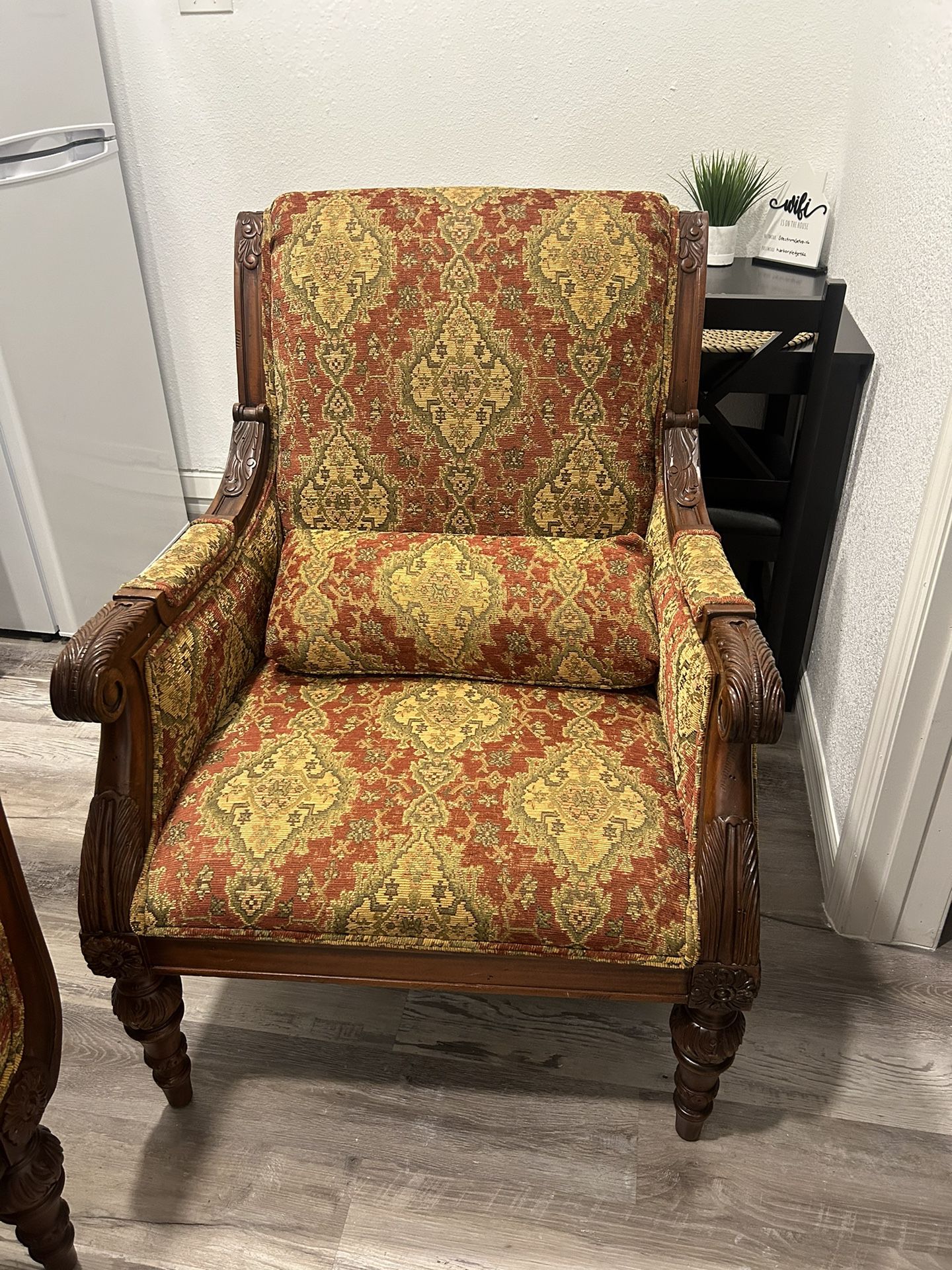 2 Antique accent chairs