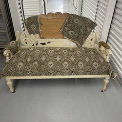 Antique Settee Bench Seat 