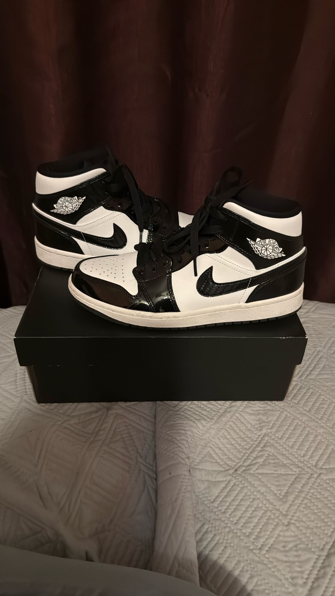 Air Jordan 1 Mid blk/wht