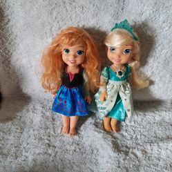 Disney Elsa And Anna Dolls