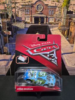 DISNEY PIXAR CARS 3 ERNIE GEARSON #83 SPARE O MINT 2017-2018