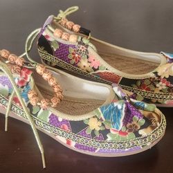 Retro Canvas Flats / Women Shoes