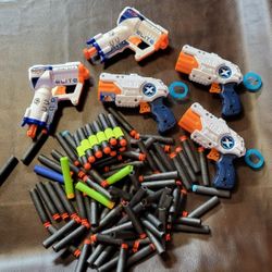 5 Mini NERF guns