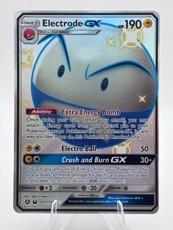 Pokemon Electrode GX Shiny Holo Rare SV57/SV94