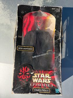 Darth maul new in box damage