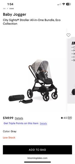 Brand baby jogger stroller