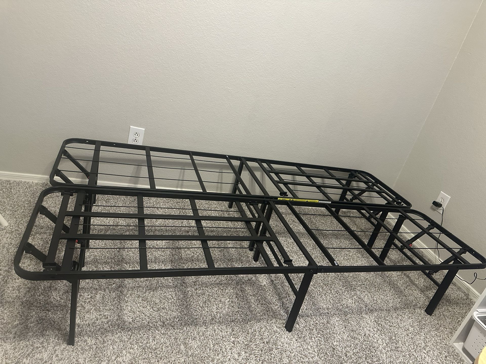 Twin metal bed frame