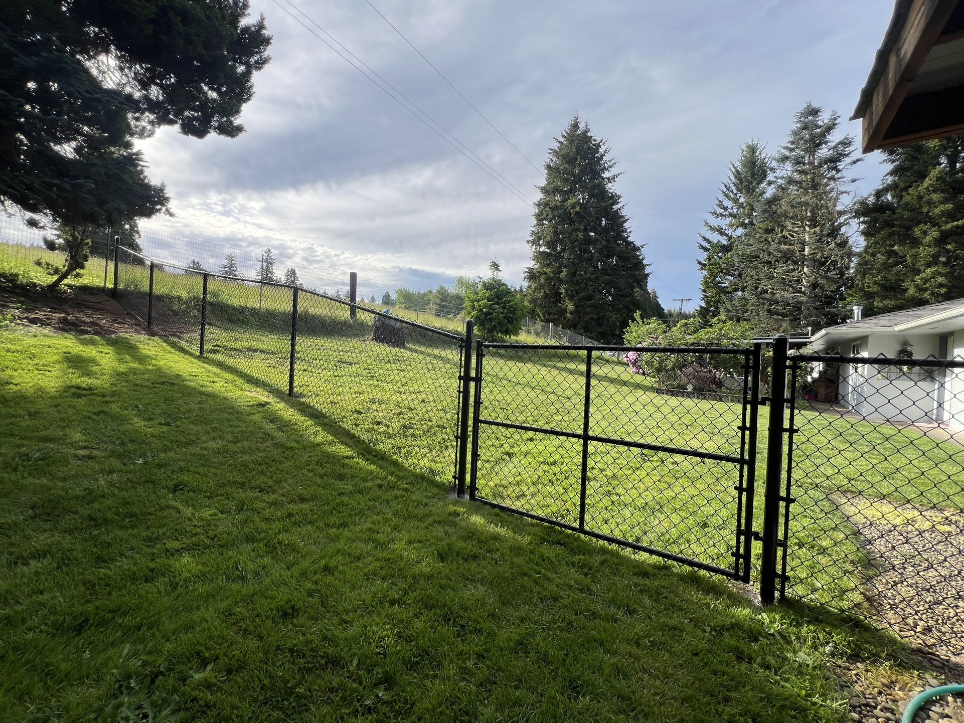 Black Vinyl Chain Link & Gates