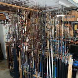 Fishing Gear Tons Of Rods For Sale Vista Ca